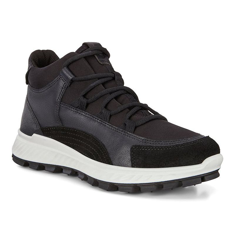 Kids Ecco Exostrike - Sneakers Black - India NPTGYI172